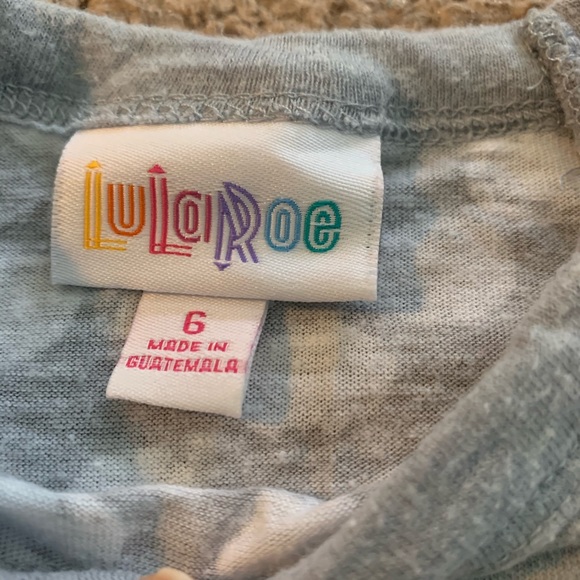 Girls size 6 Lularoe Randy - Picture 2 of 3